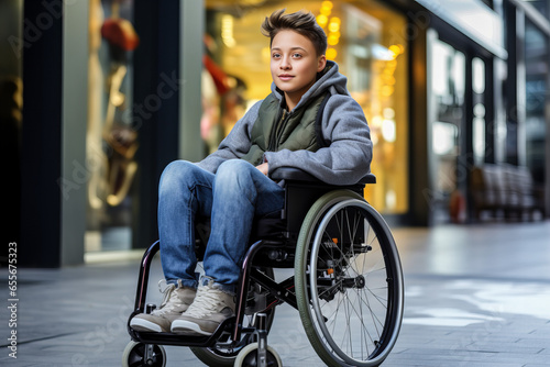 Boy in Wheelchair