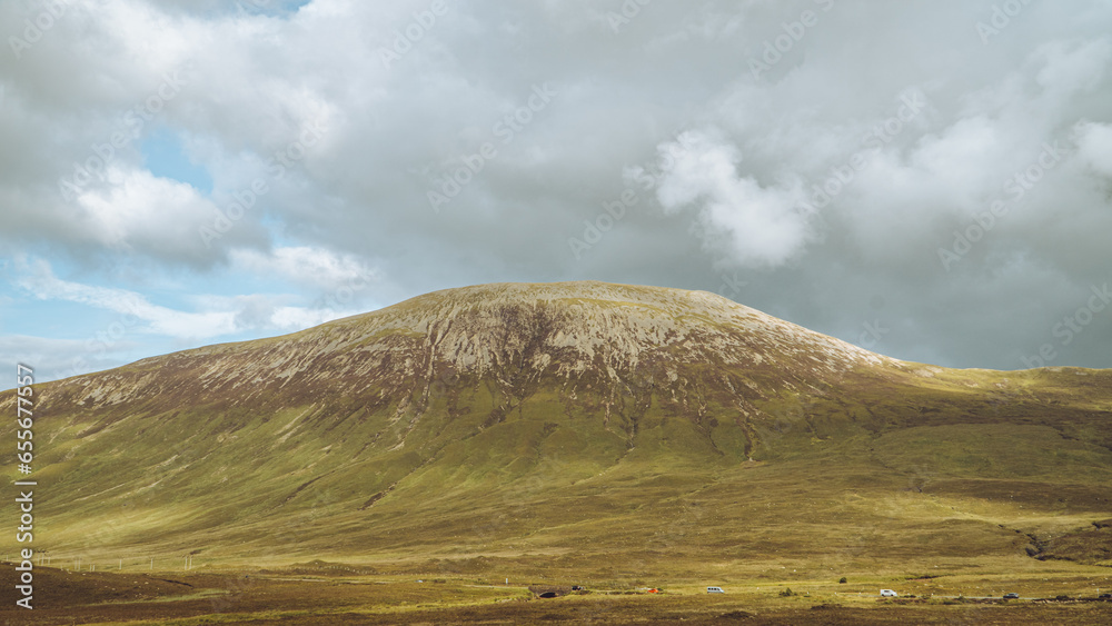 Scotland Landscape Mountains View Isle of Skye Eas a' Bhradain Scotland Landscape Mountains View Isle of Skye Eas a' Bhradain