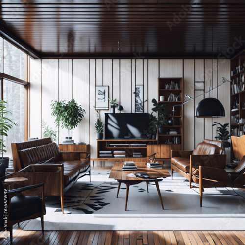 interior of a living room   luxurious living room  fictional. Generative ai