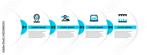 Set line Automatic irrigation sprinklers, Smart farming technology, and Chicken and location icon. Vector