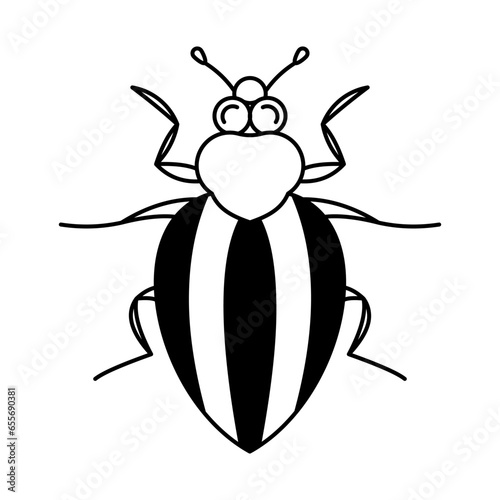 Cucumber Beetle Icon For Logo And More