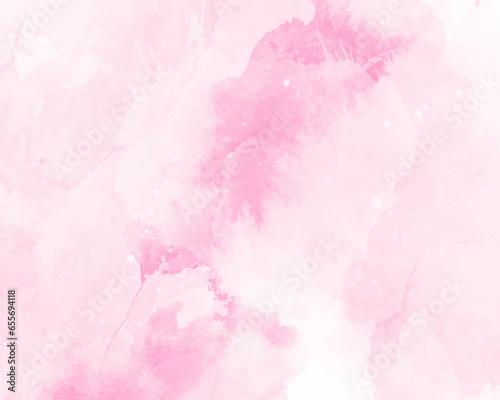 Hand painted pastel pink watercolour background