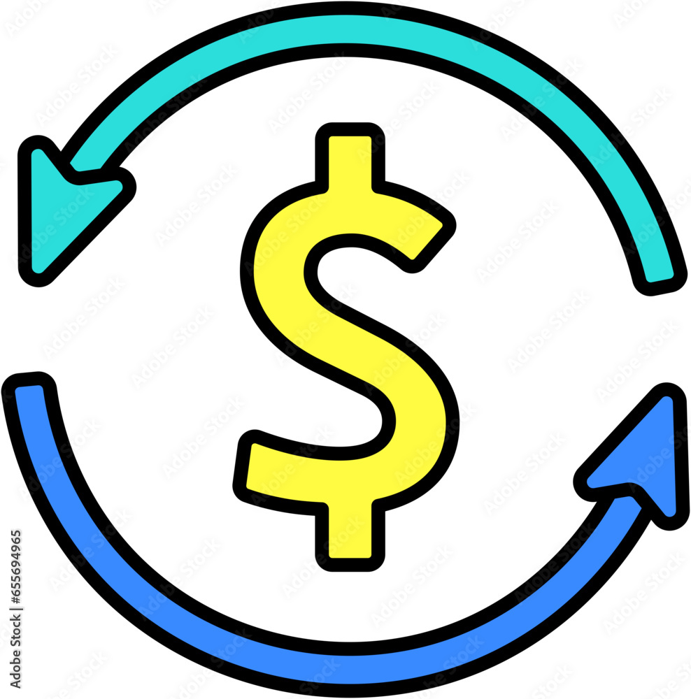 money changer, exchange flat line icon money changer, exchange flat line icon