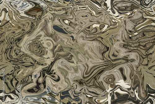 Abstract seamless zigzag pattern background with waves in gray, beige and black tones. Artistic image processing created by tree trunks photo. Beautiful multicolor pattern for design. Background image