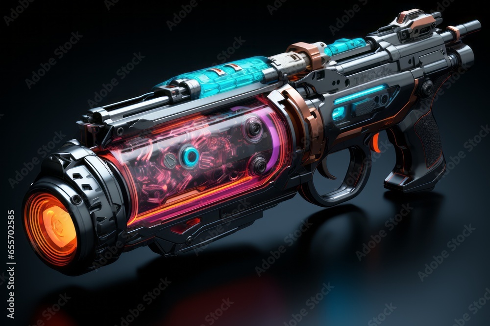 futuristic pistol design futuristic pistol design