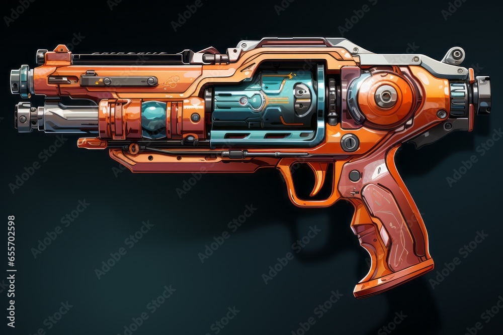 futuristic pistol design futuristic pistol design