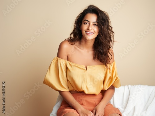 Indian Fashionista in Chic Halter Neck Maxi Dress for Summer Brand