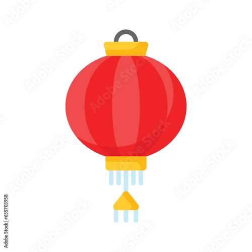 Traditional chinese lantern, chinese paper lantern, decoration accessory, icon of lantern
