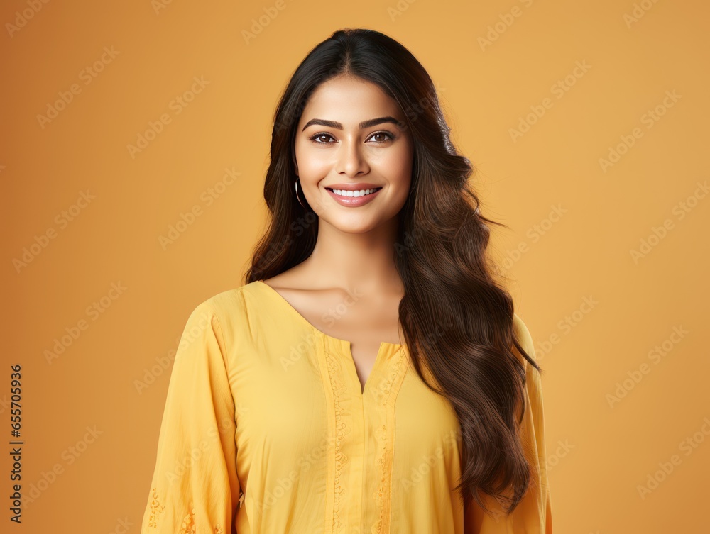 Indian Lady in Trendy Summer Outfit for Brand Photoshoot Indian Lady in Trendy Summer Outfit for Brand Photoshoot
