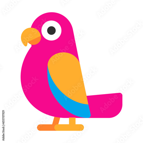Parrot - Vector Emoji
