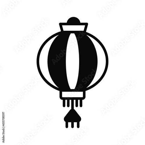 Traditional chinese lantern, chinese paper lantern, decoration accessory, icon of lantern