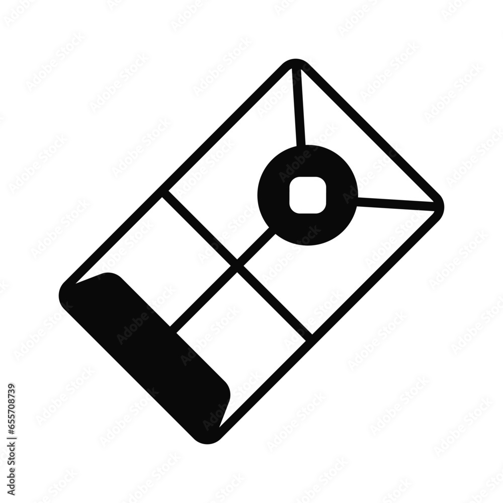 Chinese gift envelope vector design in modern style, chinese new year icon Chinese gift envelope vector design in modern style, chinese new year icon