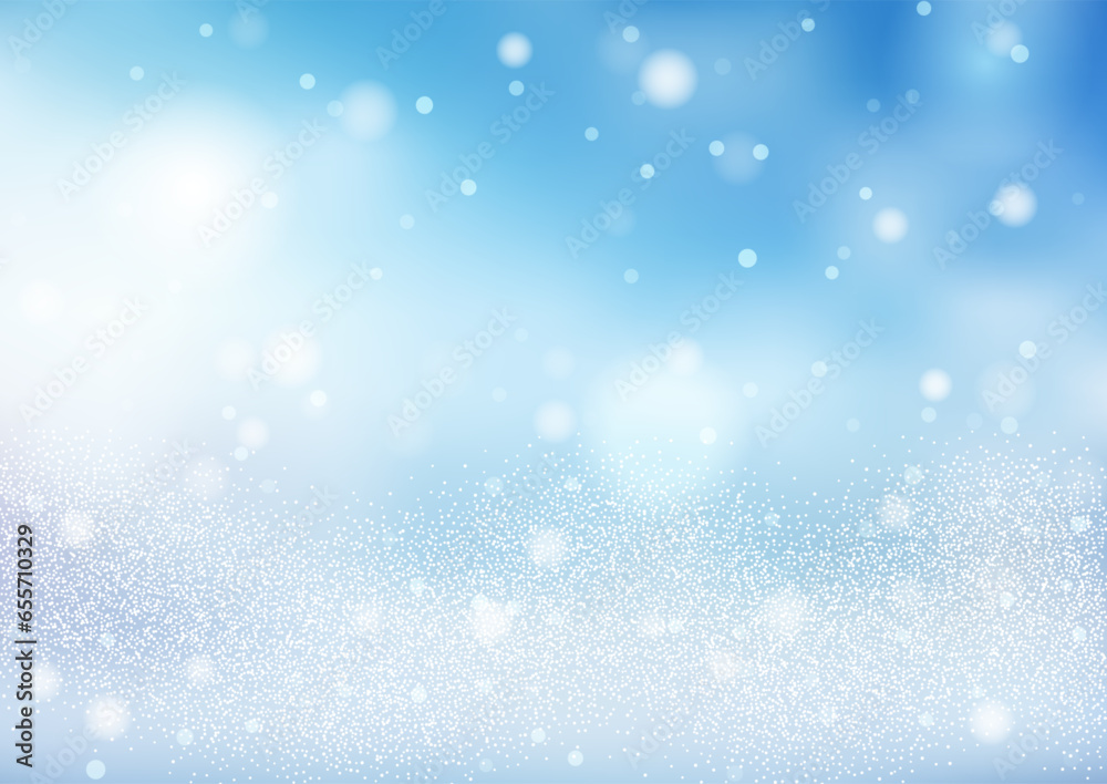 Christmas background with a snowy design