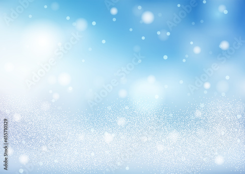 Christmas background with a snowy design