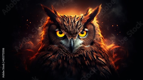 Owl in the Night © savvalinka