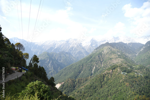 Snow-clad mountains at Himachal Pradesh