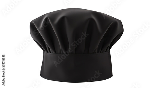 Black chef hat cut out