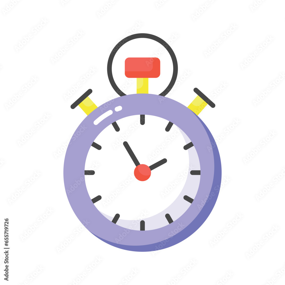 Download this premium vector of stopwatch timer in editable style, ready to use icon Download this premium vector of stopwatch timer in editable style, ready to use icon