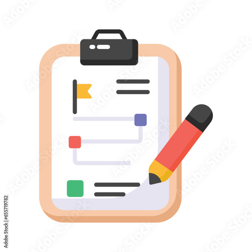 Unique icon of business strategic planning, editable vector of tactical planning