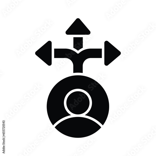 Download this premium icon of decision making, customizable vector design