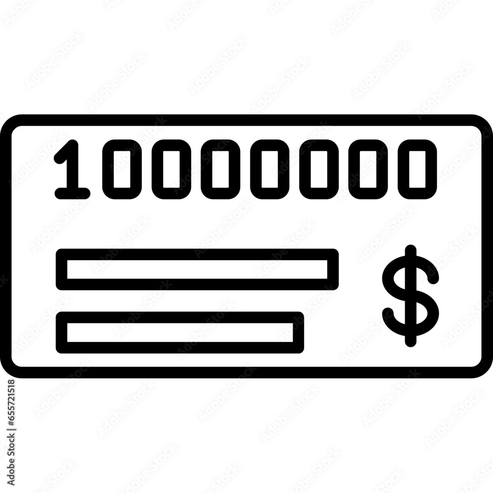 Cheque Icon Cheque Icon