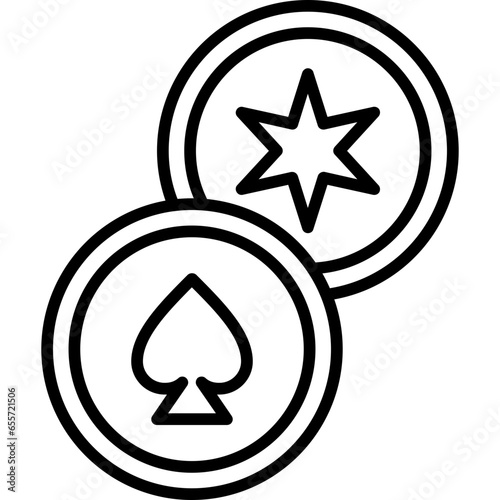 Poker Chips Icon