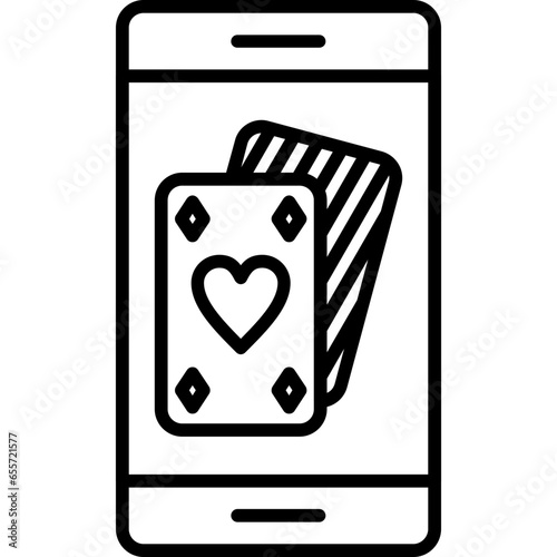 Phone Gambling Icon