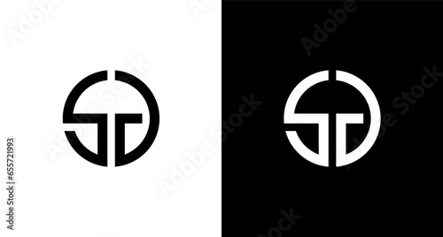 GG letter logo monogram design. suitable for any company or brand name with its initials.