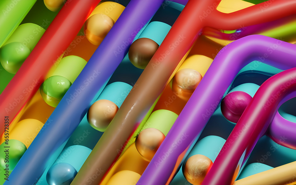3D render abstract background futuristic wallpaper design digital assets gradient bright colors ai generative 3D render abstract background futuristic wallpaper design digital assets gradient bright colors ai generative