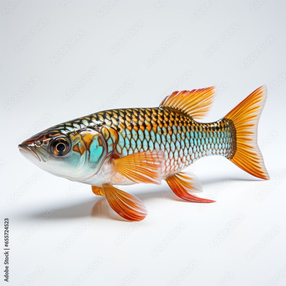 Full View Wrasseon A Completely , Isolated On White Background, For Design And Printing Full View Wrasseon A Completely , Isolated On White Background, For Design And Printing
