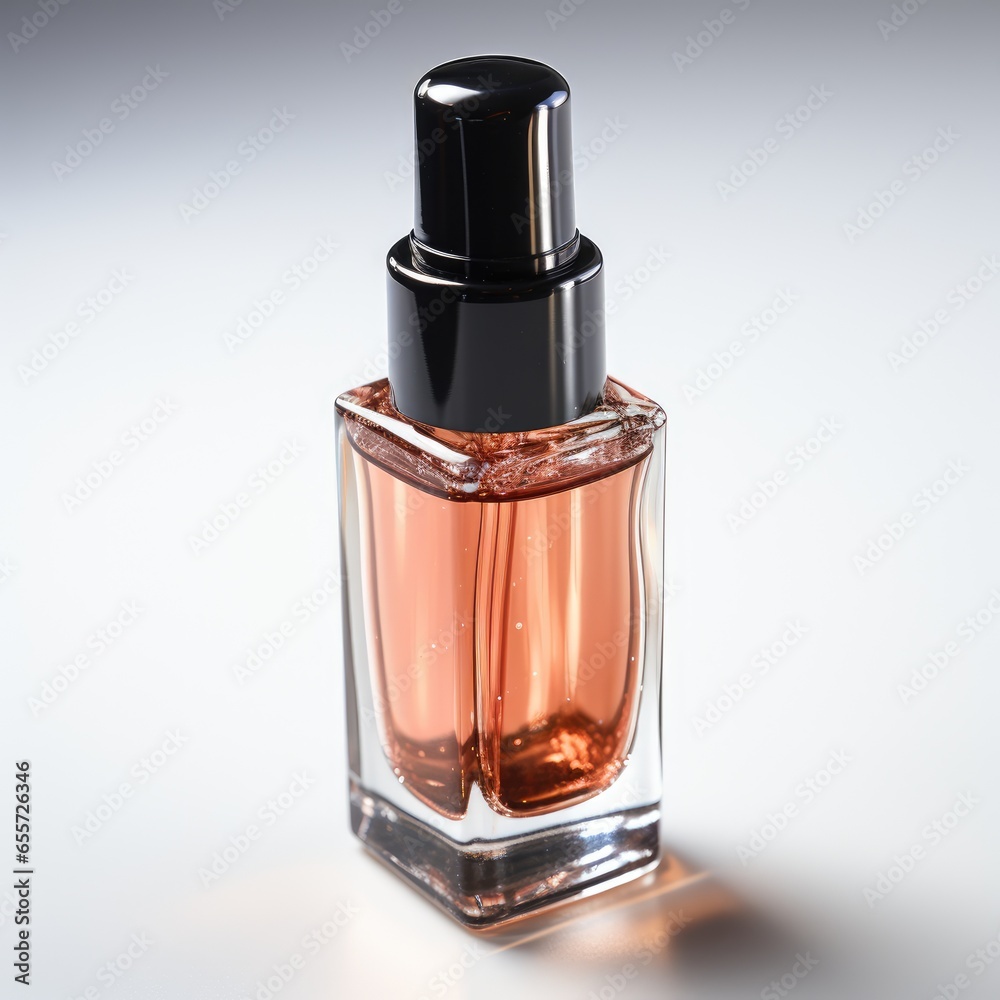 Full View Hair Serum On A Completely, Isolated On White Background, For Design And Printing Full View Hair Serum On A Completely, Isolated On White Background, For Design And Printing