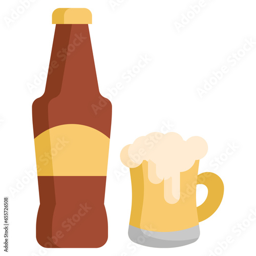 beer bottle filled outline icon,linear,outline,graphic,illustration