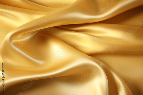 Golden Shiny silk surface texture
