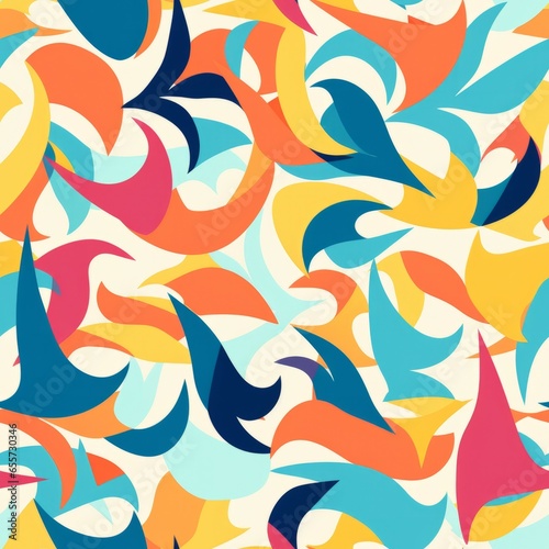 Colorful abstract seamless pattern