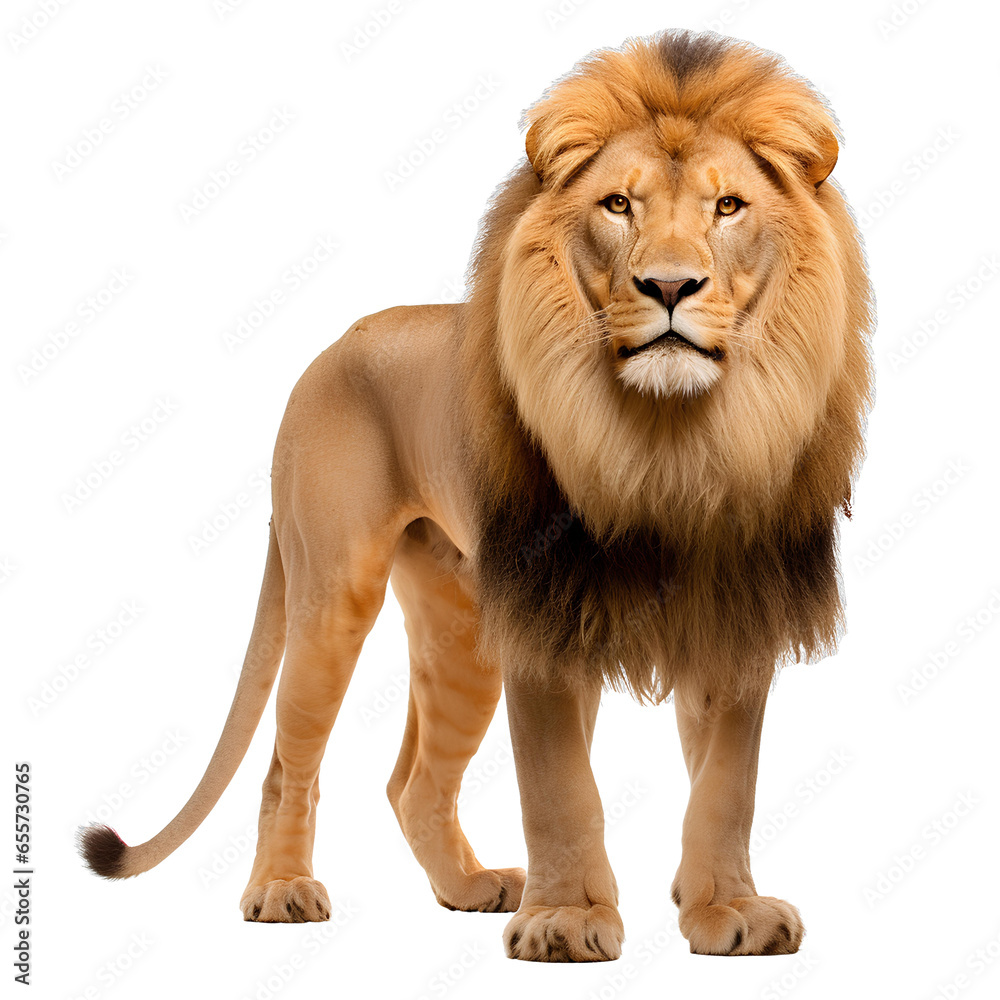 lion On a transparent background PNG