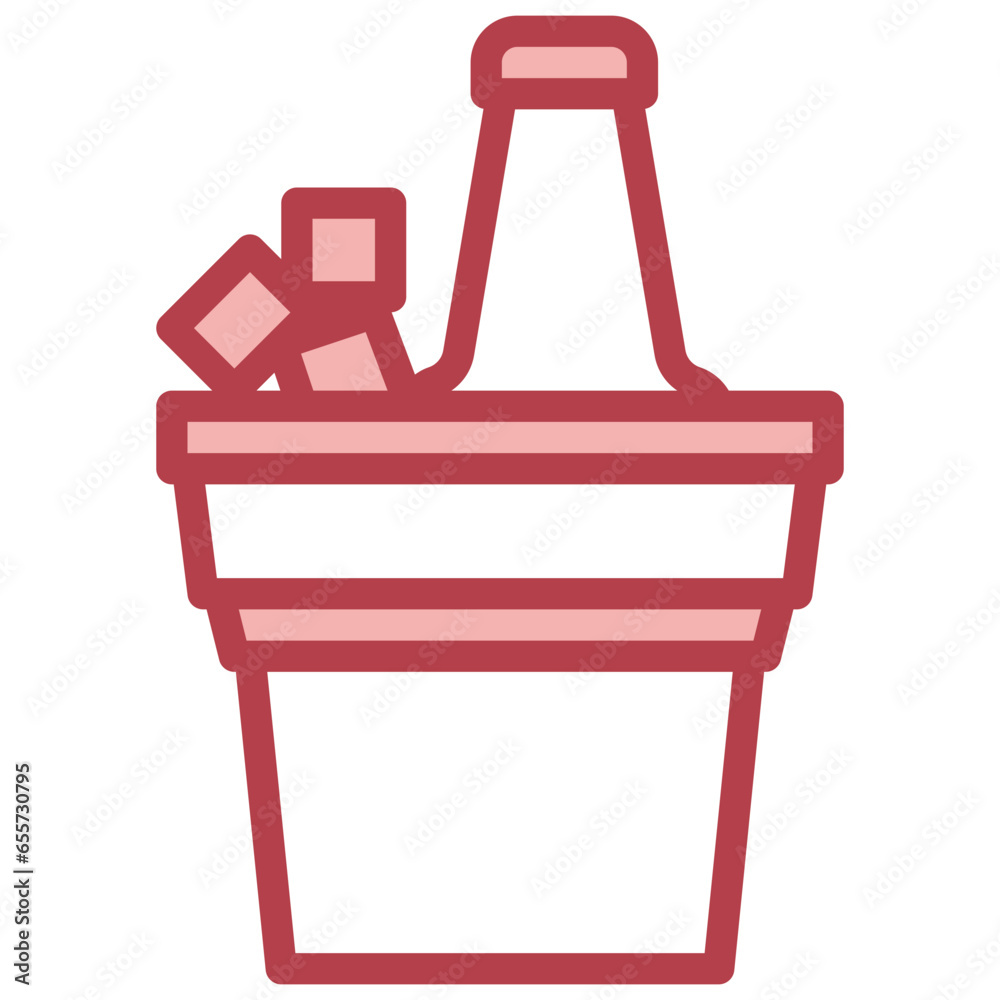 beer bucket filled outline icon,linear,outline,graphic,illustration beer bucket filled outline icon,linear,outline,graphic,illustration