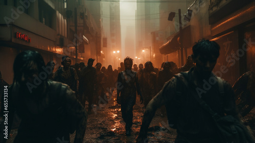 Abandoned and Terrified: Surviving the Zombie Onslaught, generative ai © Adolfo Perez Design