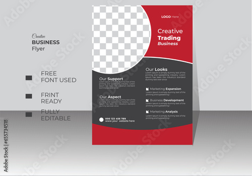 Modern company business flyer  design, Corporate business flyer design