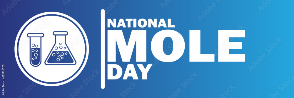 National Mole Day Vector illustration. Holiday concept. Template for background, banner, card, poster with text inscription. National Mole Day Vector illustration. Holiday concept. Template for background, banner, card, poster with text inscription.