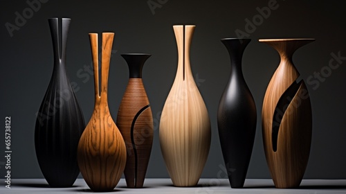 Artistic Craftsmanship: Handcrafted Wooden Vases, a Stylish Expression of Woodwork