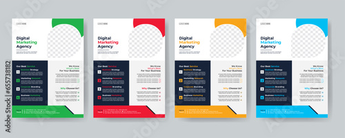 Modern Creative Corporate & Business Flyer Brochure Template Design, abstract business flyer, vector template design. Brochure design, cover, annual report, poster, flyer 