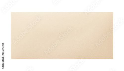 paper envelope isolated on transparent background cutout
