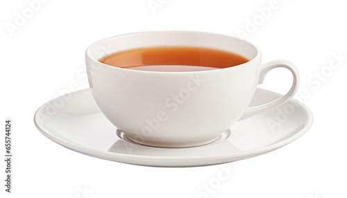cup of tea isolated on transparent background cutout