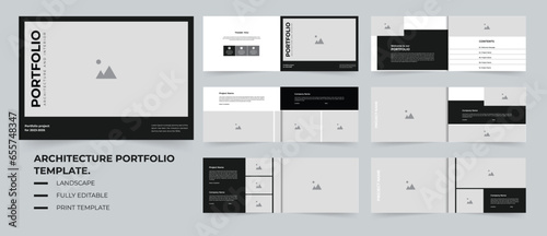 Portfolio for architectural project interior portfolio or real estate portfolio