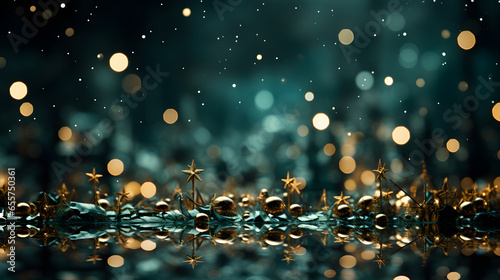 captivating bokeh background with snow flake © Kitipong