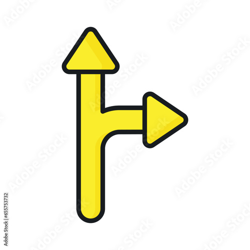Well designed icon of directional arrow, ready to use