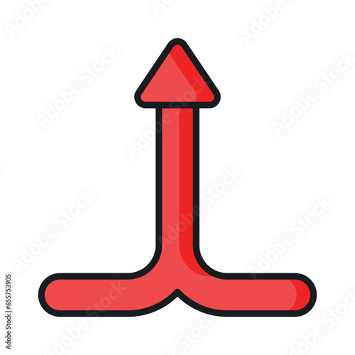Consolidation icon vector isolated on white background