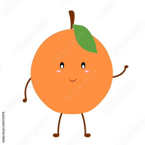Cute orange character