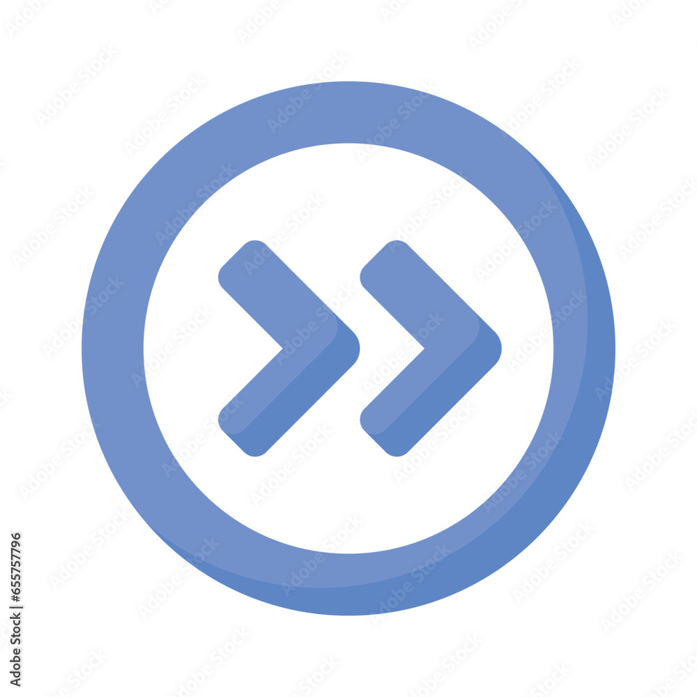 Forward button icon design, fast forward vector, media button Forward button icon design, fast forward vector, media button