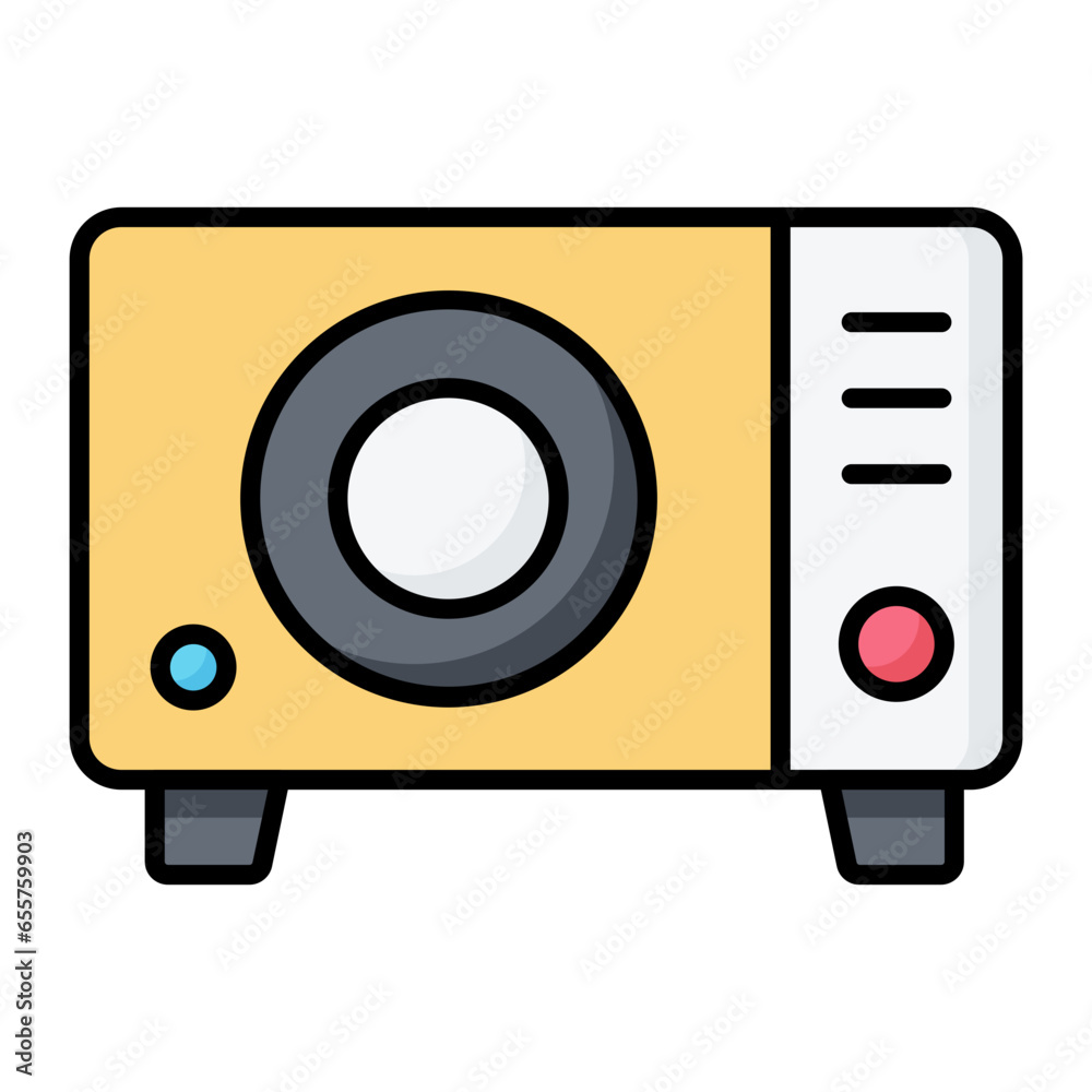 Auto Clave Colored Outline Icon Auto Clave Colored Outline Icon